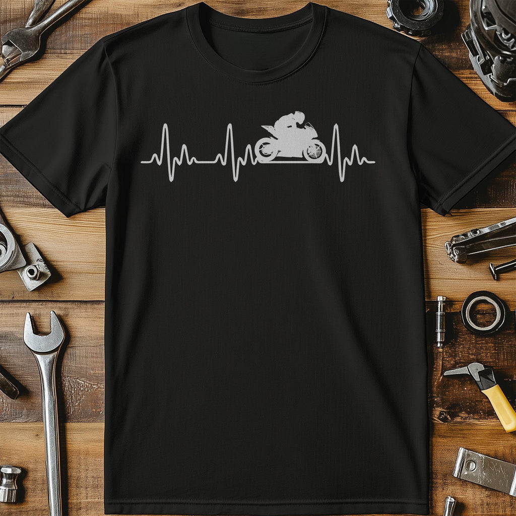 Sports Bike Heartbeat T-Shirt