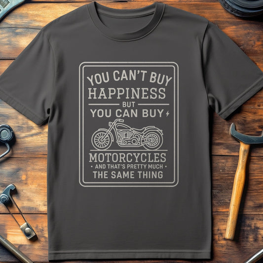 cant buy happiness 53 motorcycle T Shirt
