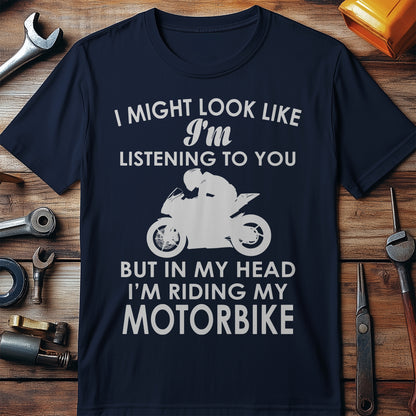 Look Like Listening Sportsbike T-Shirt