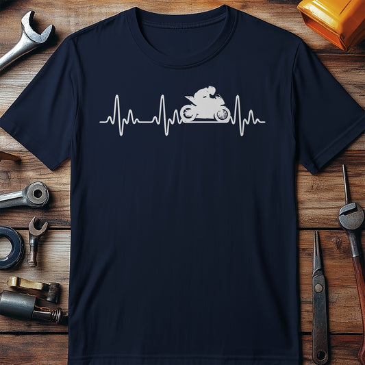 Sports Bike Heartbeat T-Shirt