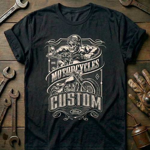 Black - 1991 Motorcycle T-Shirt