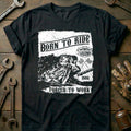 Black - Bikers Born to T-Shirt