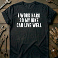 Black - BIKE LIVE WELL 026 T Shirt