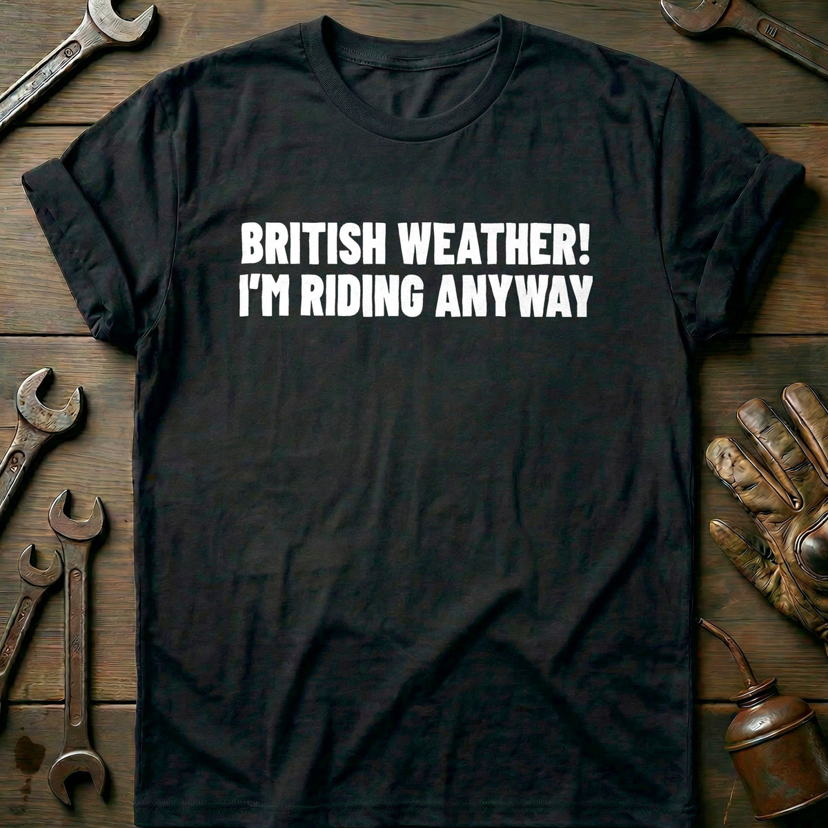 Black - BRITISH WEATHER 026 T Shirt