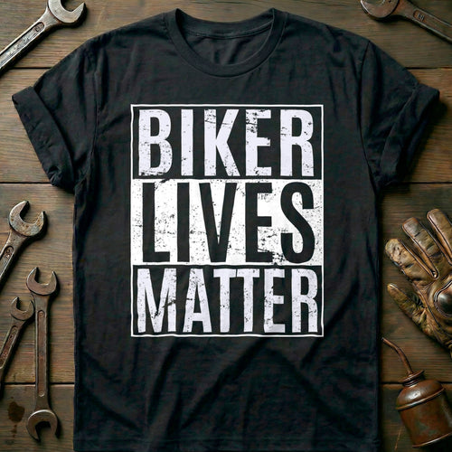 Black - Biker Lives T-Shirt