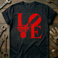 Black - V-Twin Love - Rev T-Shirt