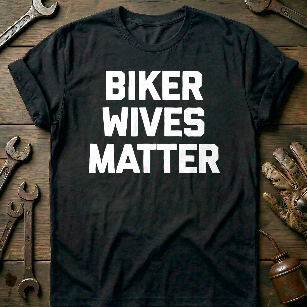 Black - Biker Wives T-Shirt