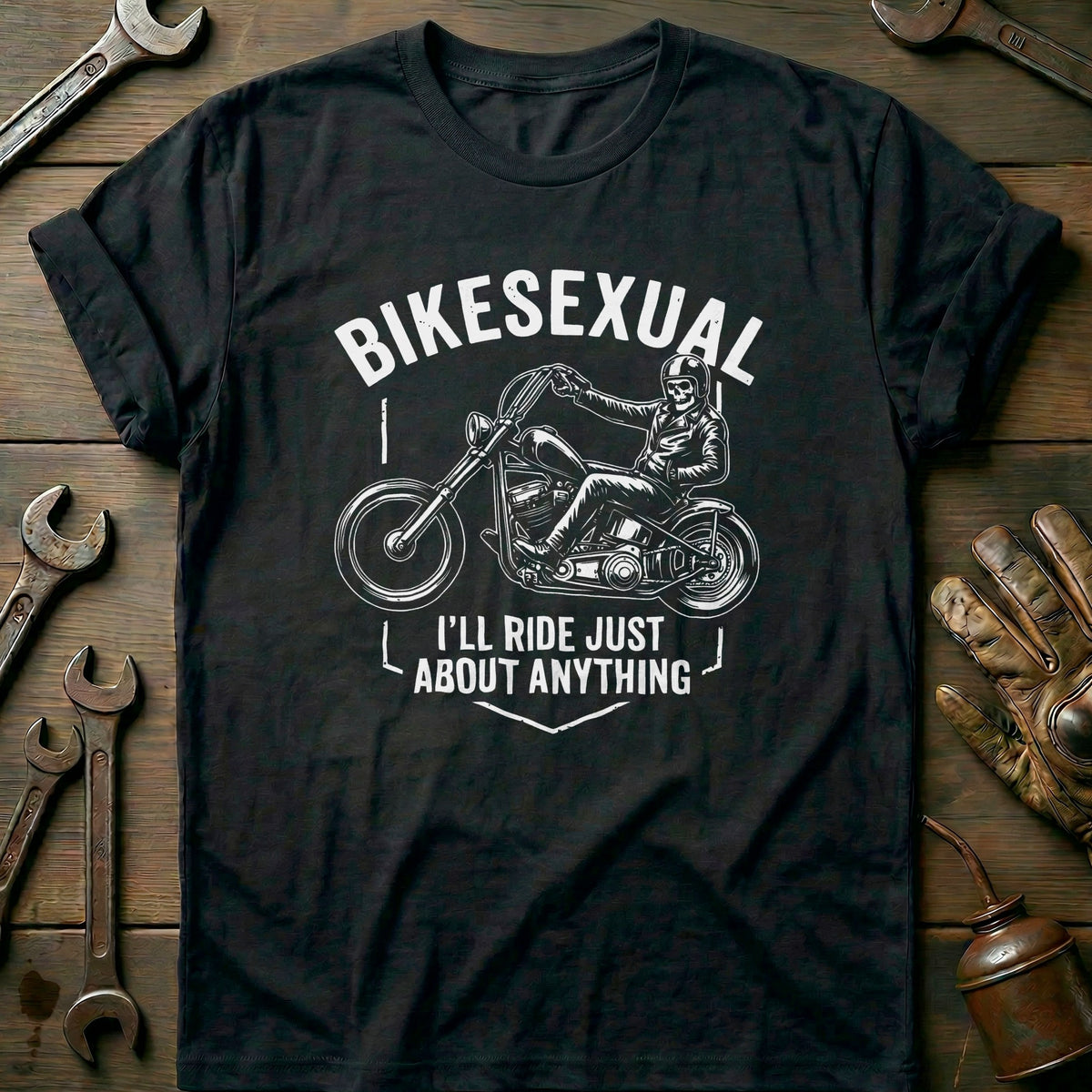 Black - Bikesexual 65 T Shirt