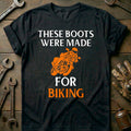 Black - Boots Made for T-Shirt