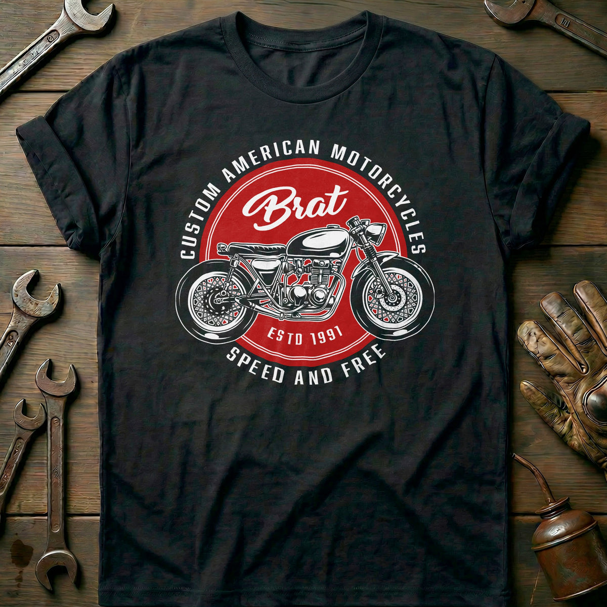 Black - Brat 1991 vintage T Shirt