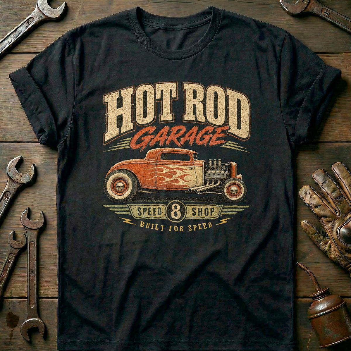 Black - Built For Speed 231 T Shirt