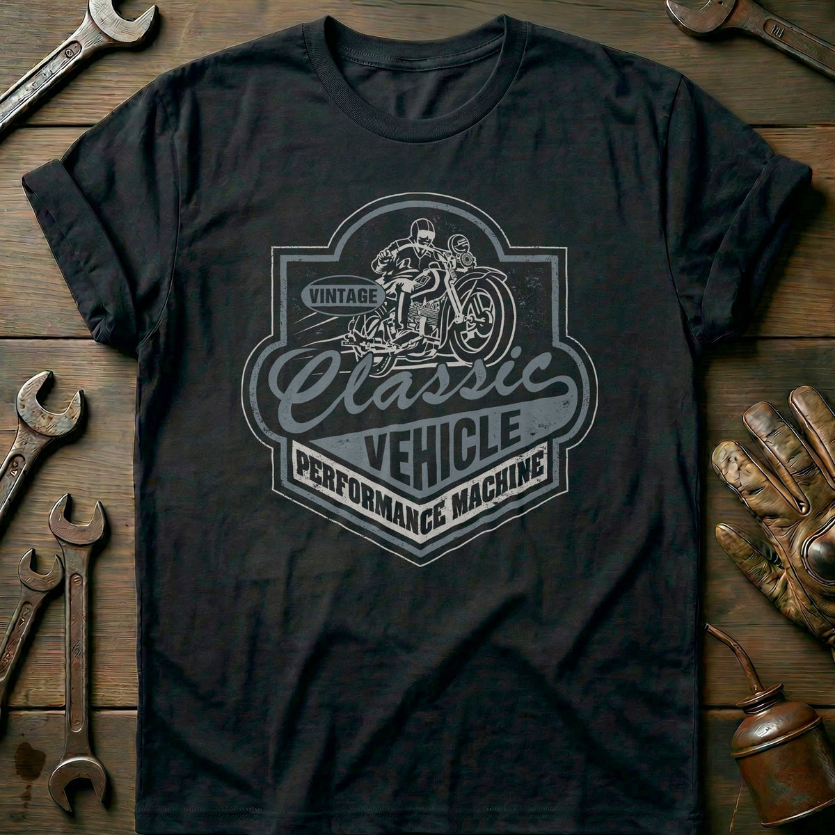 Black - Classic Vehicle T-Shirt
