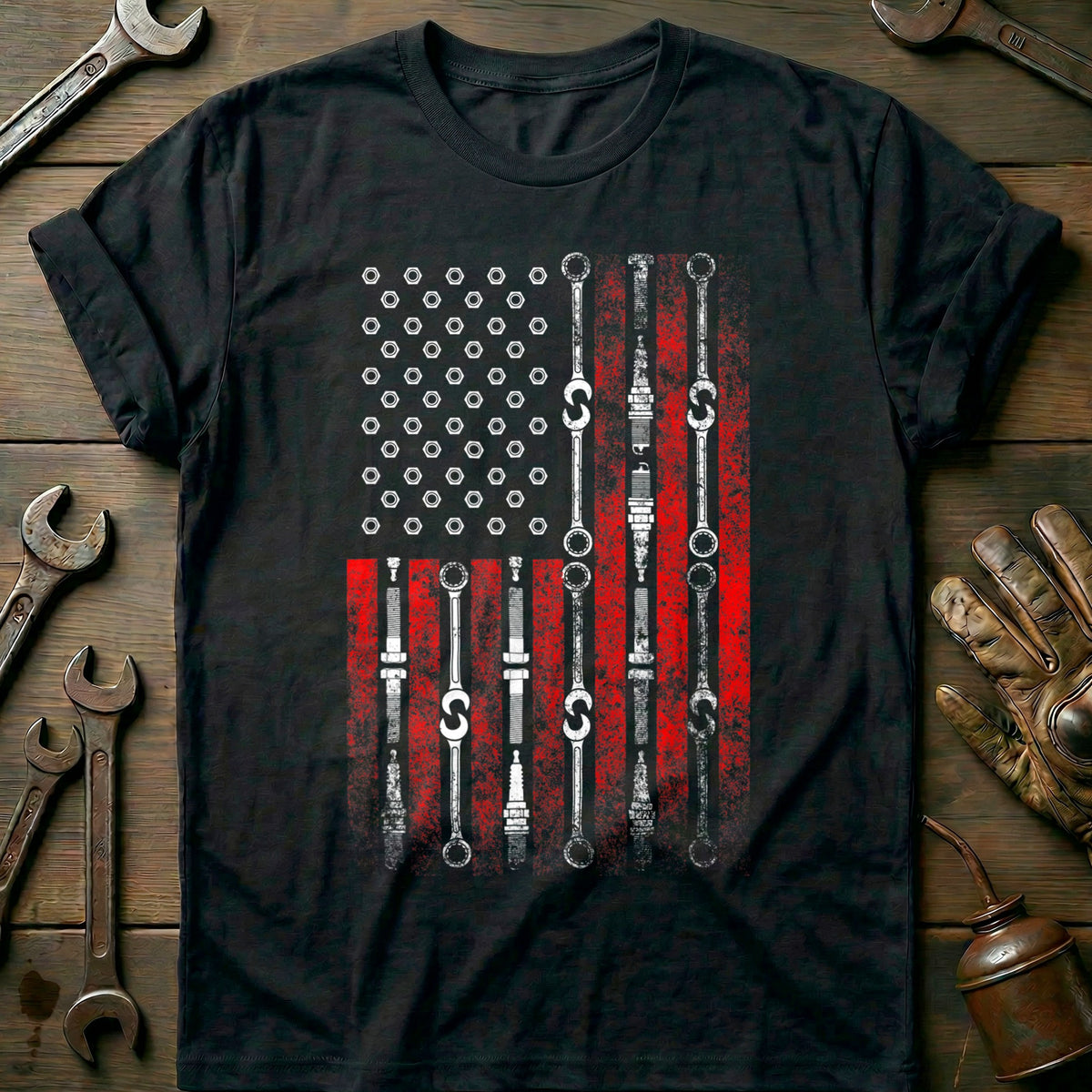 Black - Car Mechanics T-Shirt