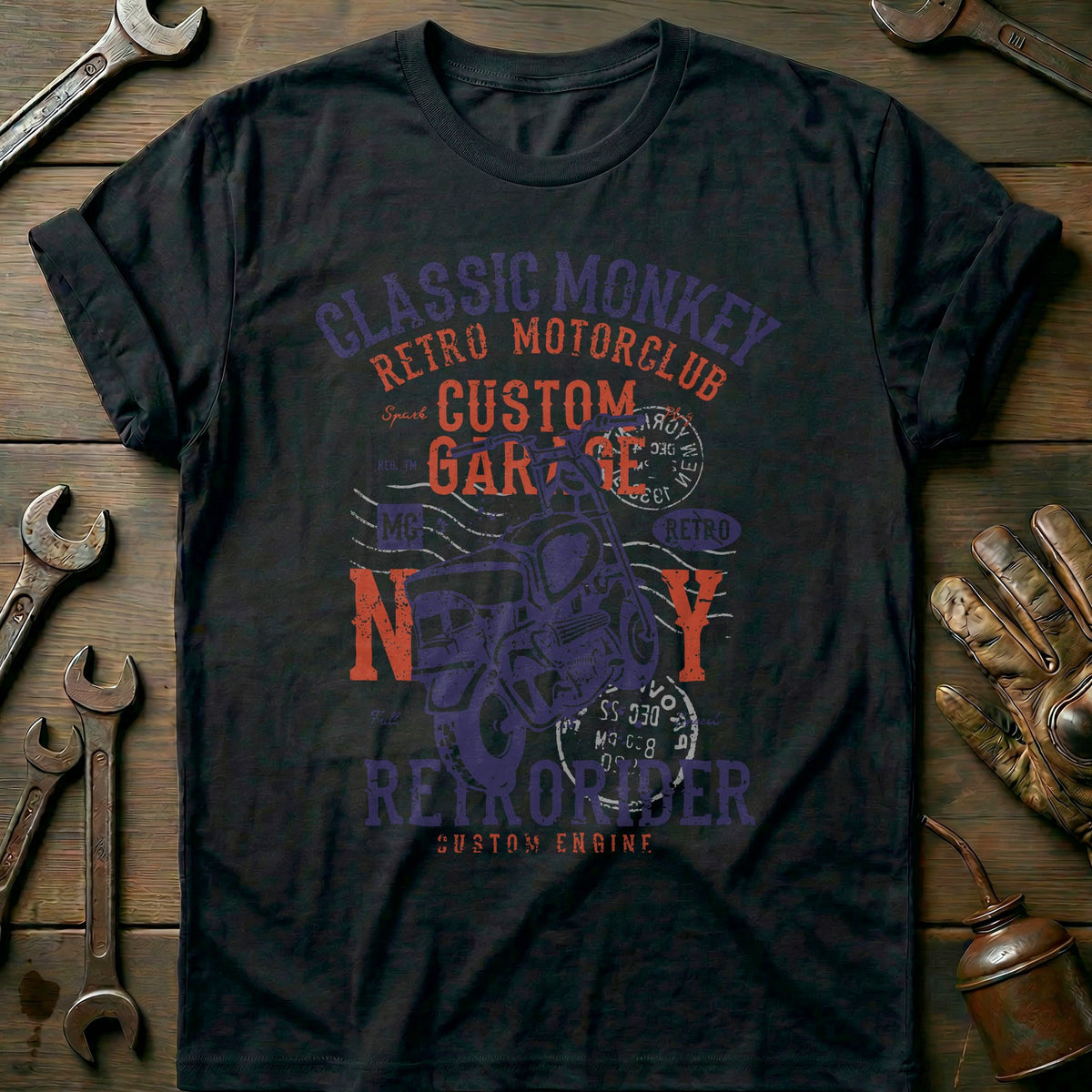 Black - Classic monkey T Shirt