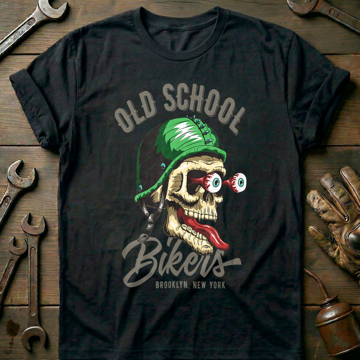 Black - Crazy Design T-Shirt