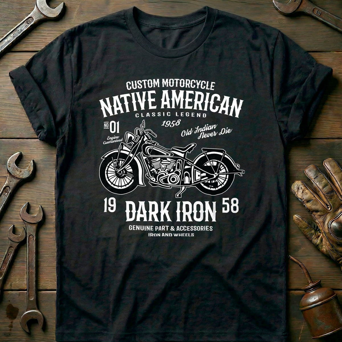 Black - Dark Iron 532 T Shirt