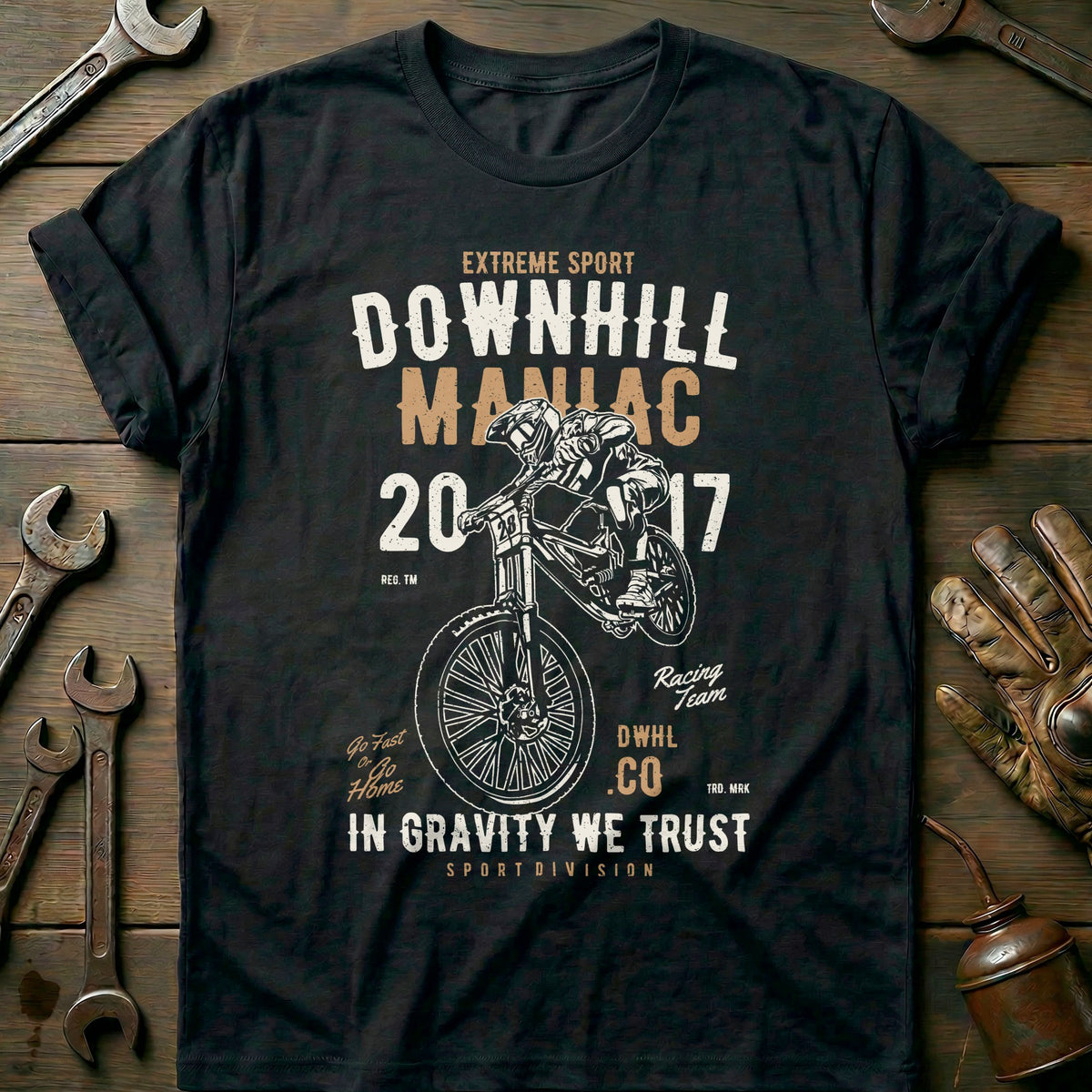 Black - Downhill Maniac T Shirt