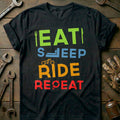 Black - Eat Sleep Ride 22 T Shirt