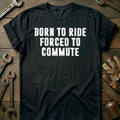 Black - FORCED TO COMMUTE 026 T Shirt
