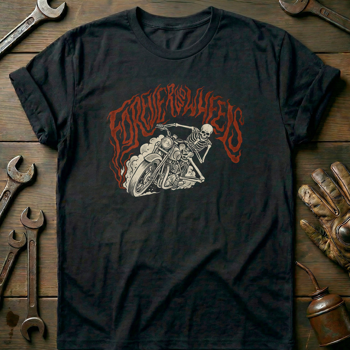 Black - Forever On Wheels 6 T Shirt
