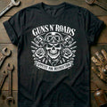 Black - GUNS AND ROADS 026 T Shirt
