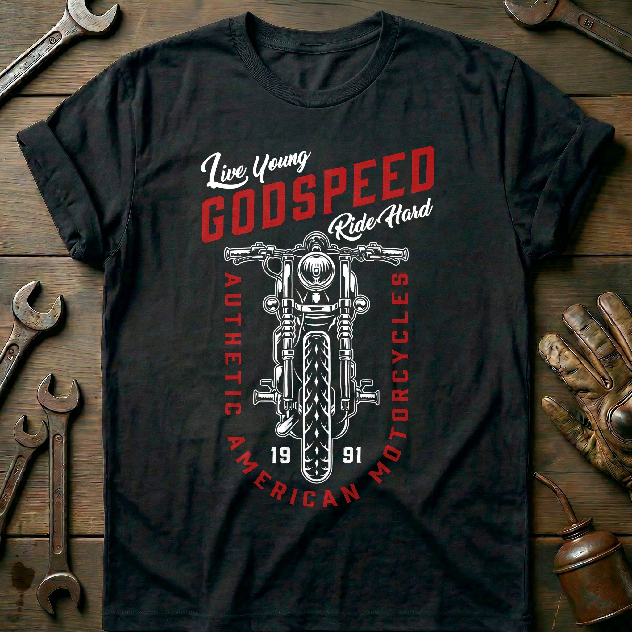 Black - Godspeed Vintage T Shirt