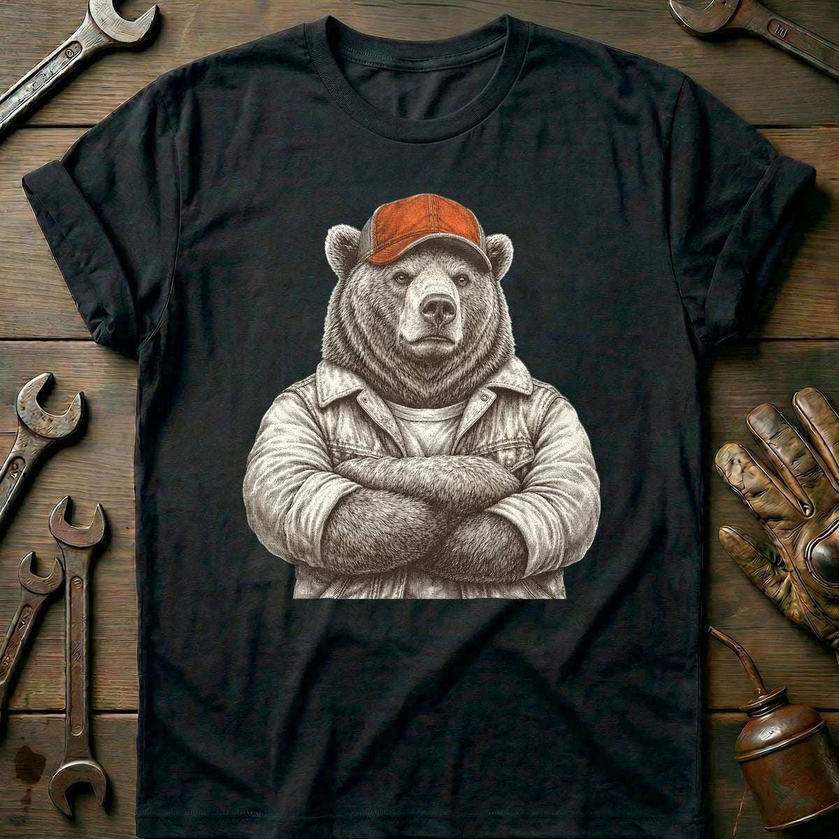 Black - Grizzly Garage T-Shirt