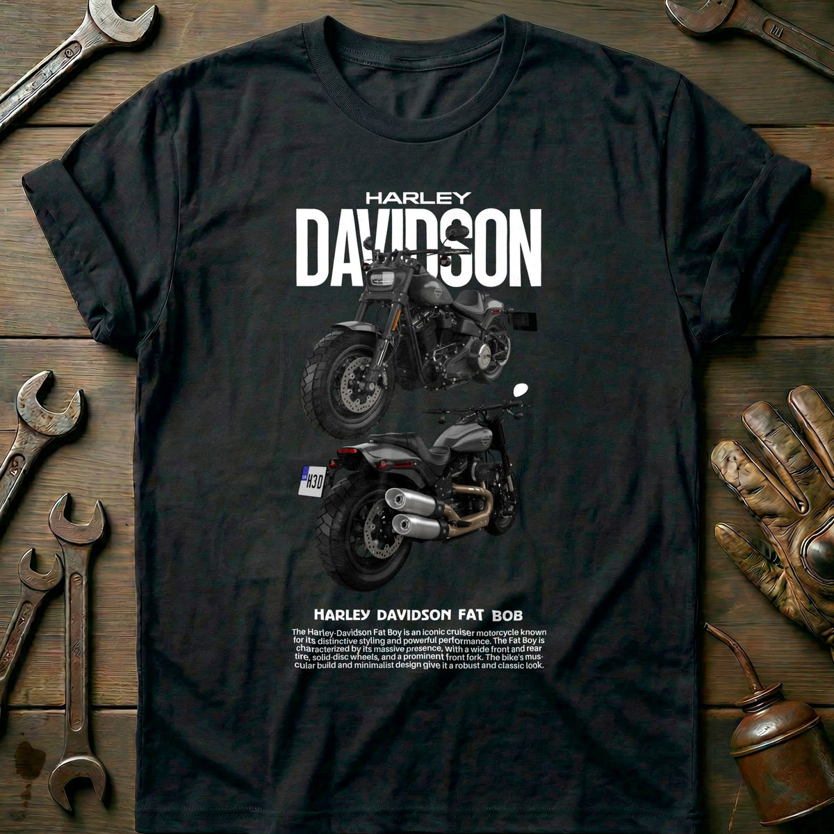 Black - HARLEY D 1 T Shirt