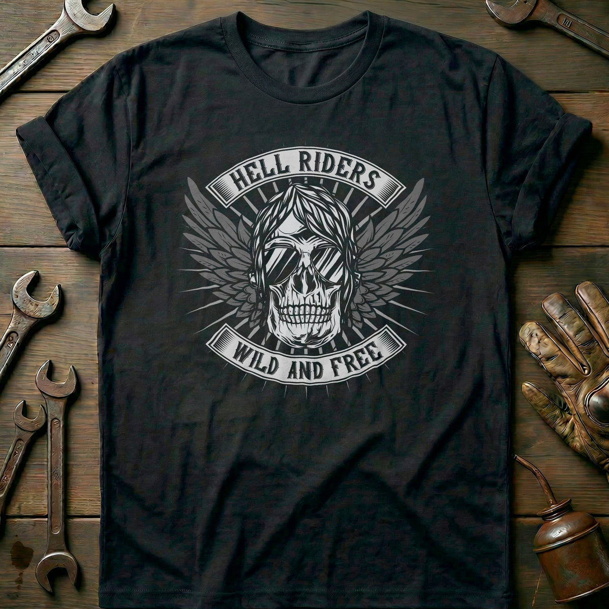 Black - Hell Riders - T-Shirt