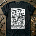 Black - Highway Rebellion T Shirt