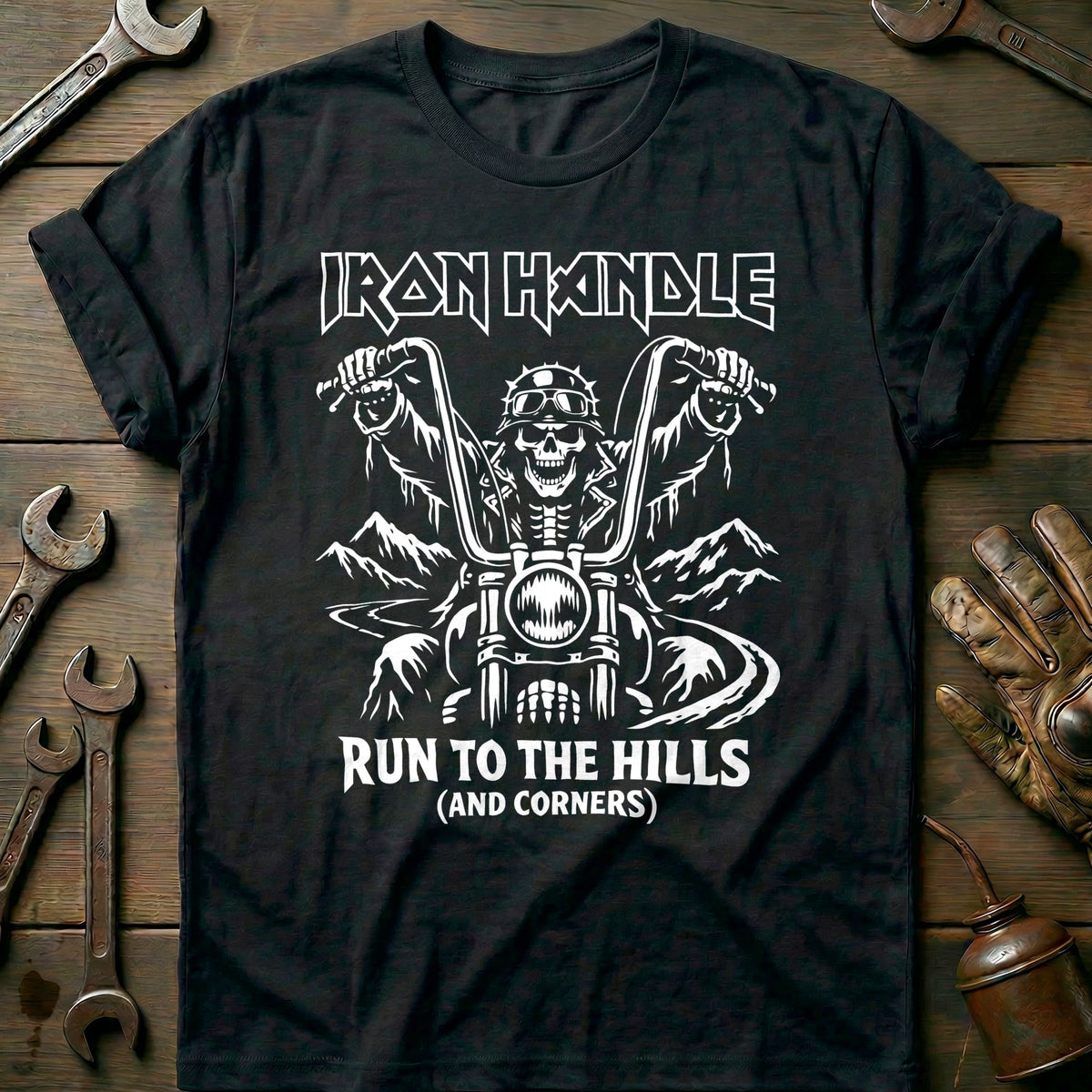 Black - IRON HANDLE 026 T Shirt
