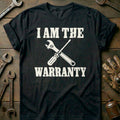 Black - I AM THE WARRANTY 026 T Shirt