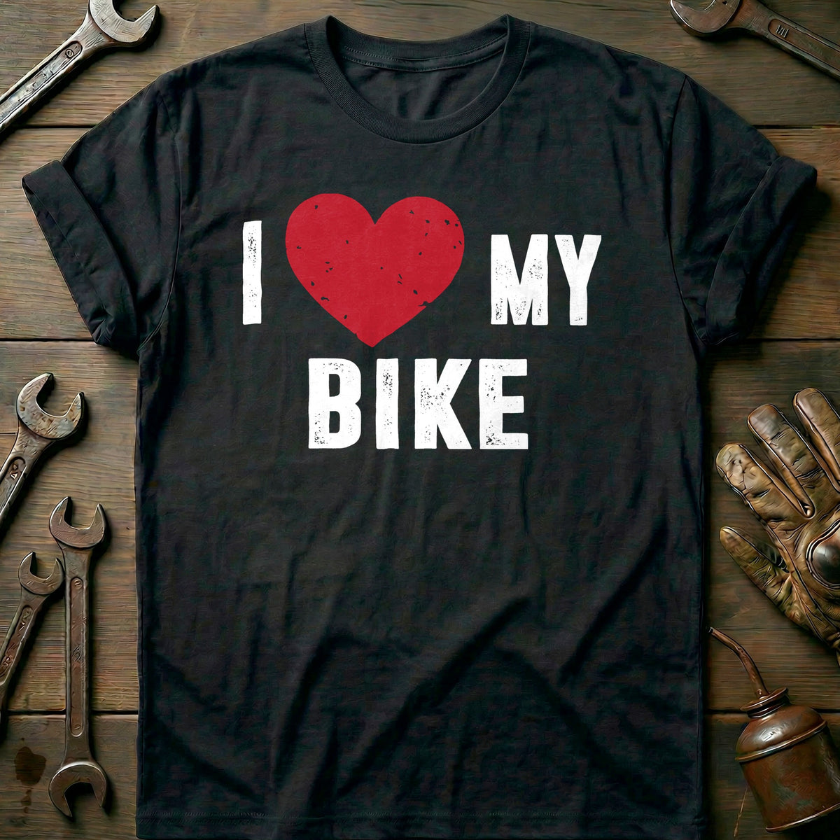 Black - I LOVE MY BIKE 028 T Shirt