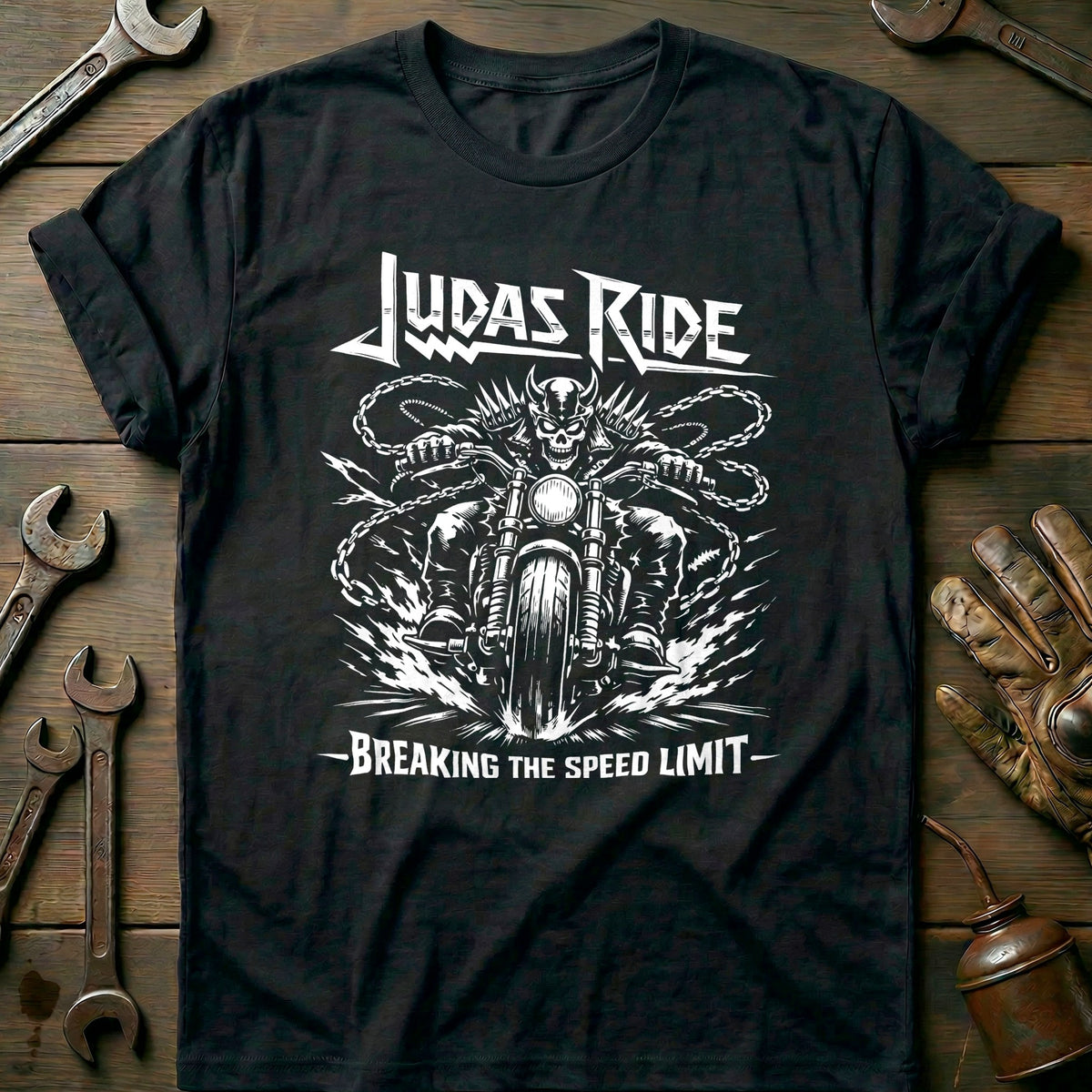 Black - JUDAS RIDE 026 T Shirt