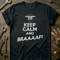 Black - Keep Calm & T-Shirt