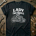 Black - LADY TWO WHEELS 026 T Shirt