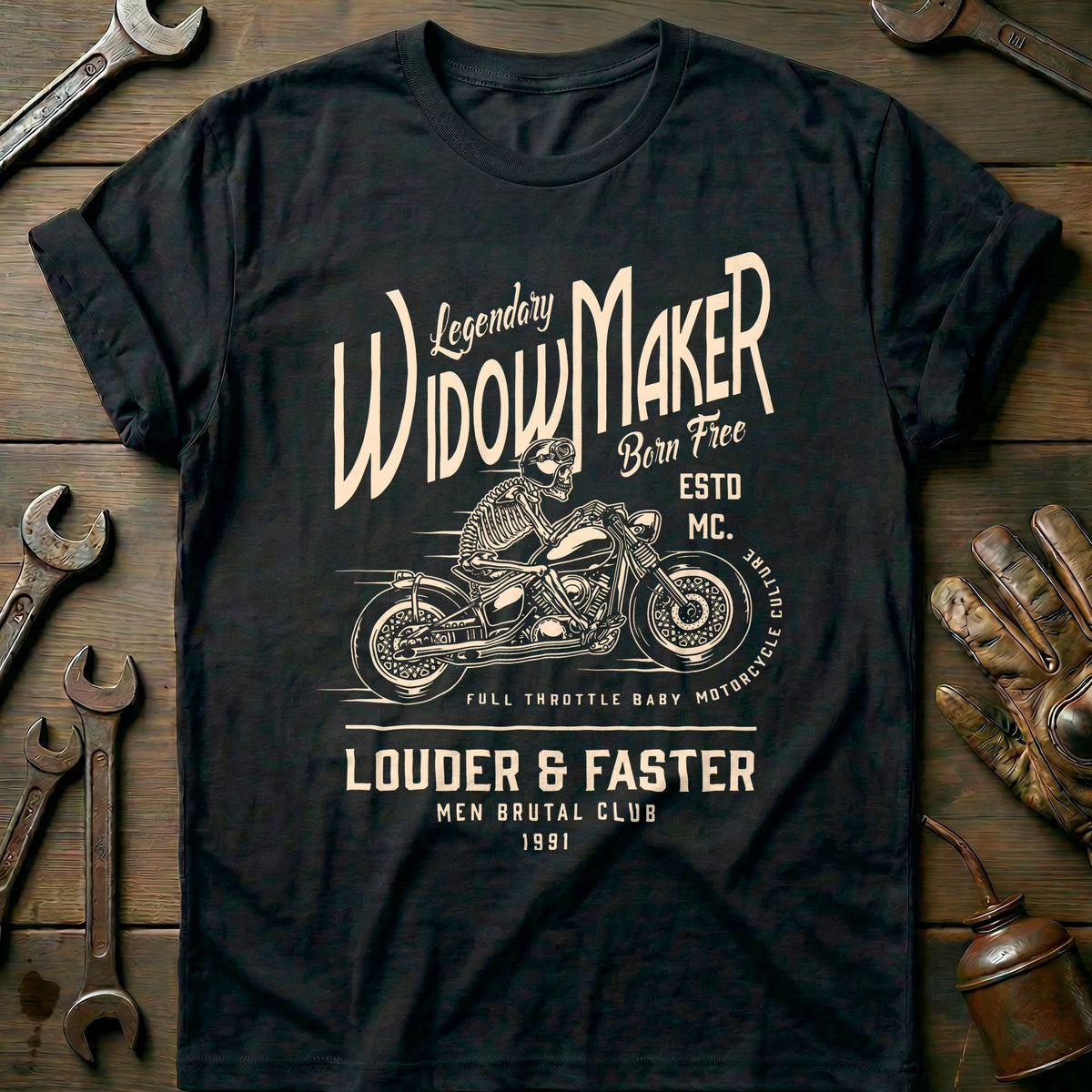 Black - Legendary Widow T-Shirt