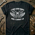 Black - LOUD BIKES 026 T Shirt