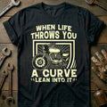 Black - Lean Into It 2 T-Shirt
