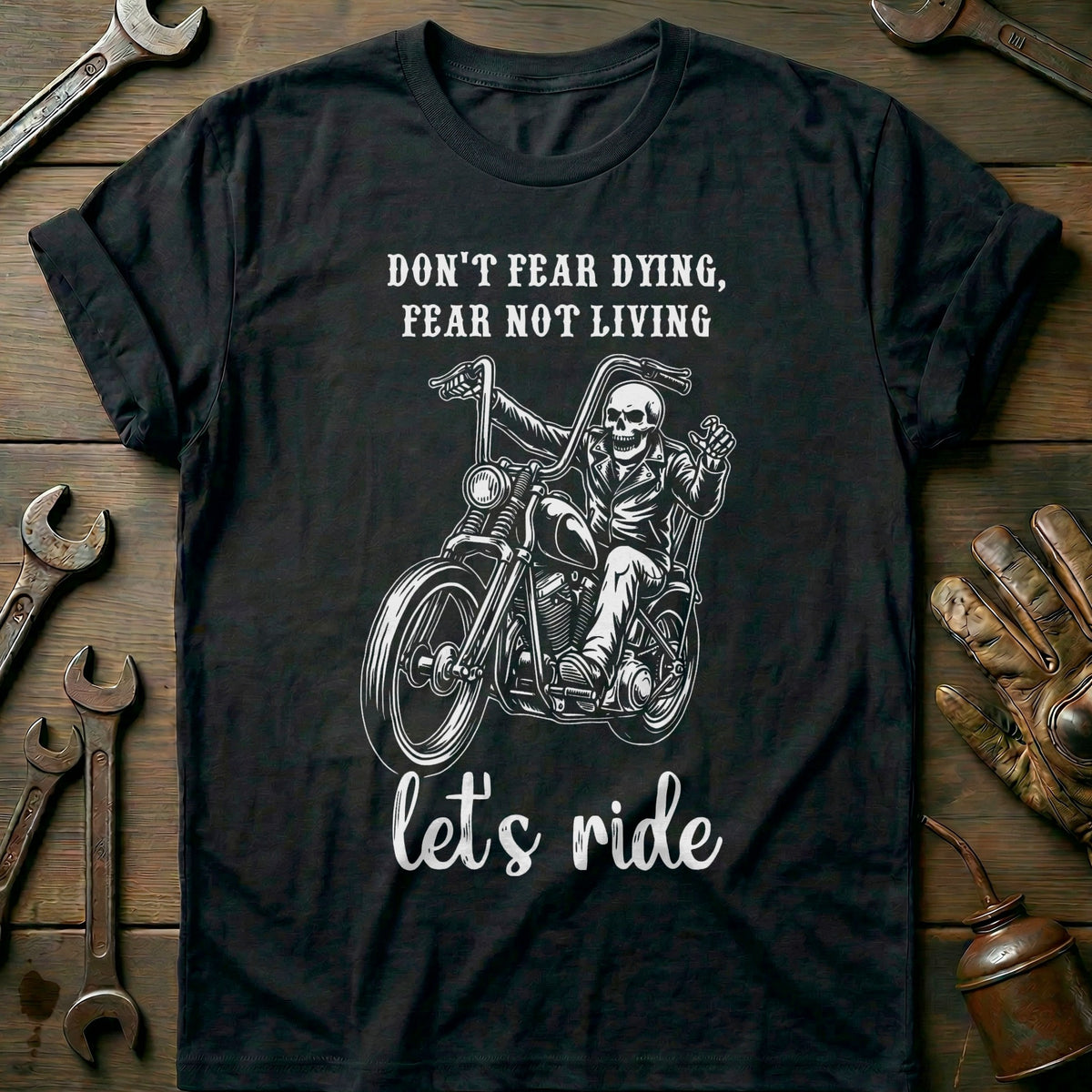 Black - Lets Ride 33 T Shirt