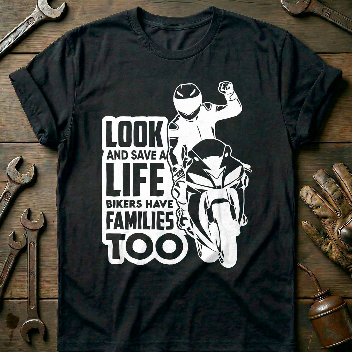 Black - Look And Save A Life 54 T Shirt