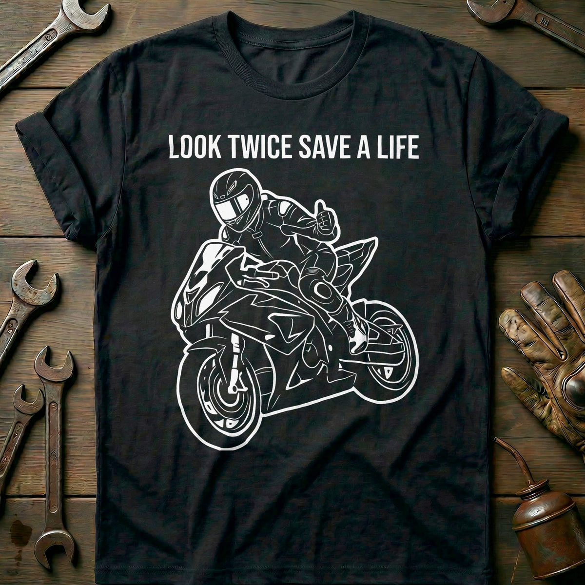 Black - Look Twice 8 T Shirt