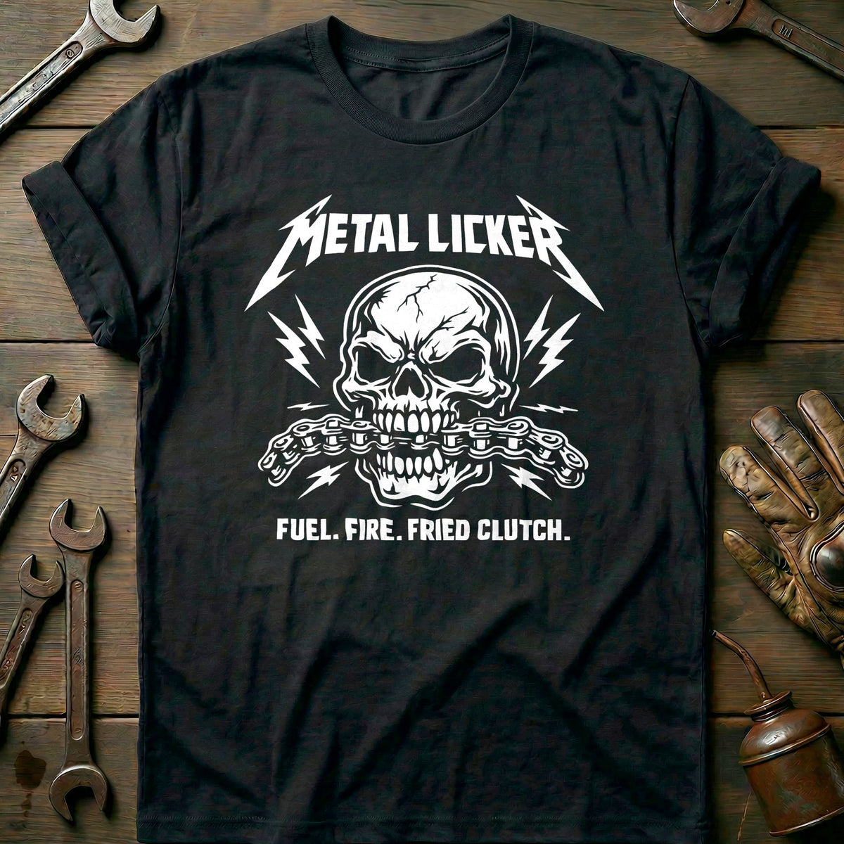 Black - METALLICKER 026 T Shirt