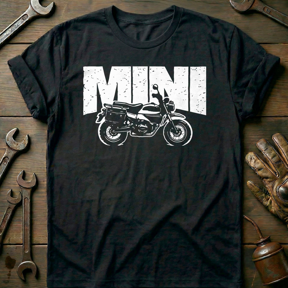 Black - MINI MOTORCYCLE 026 T Shirt
