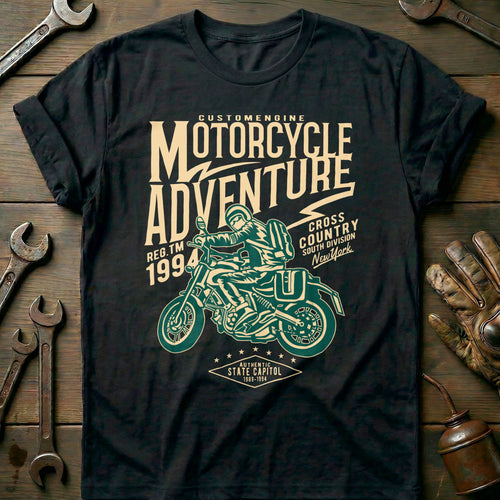 Black - Motorcycle T-Shirt