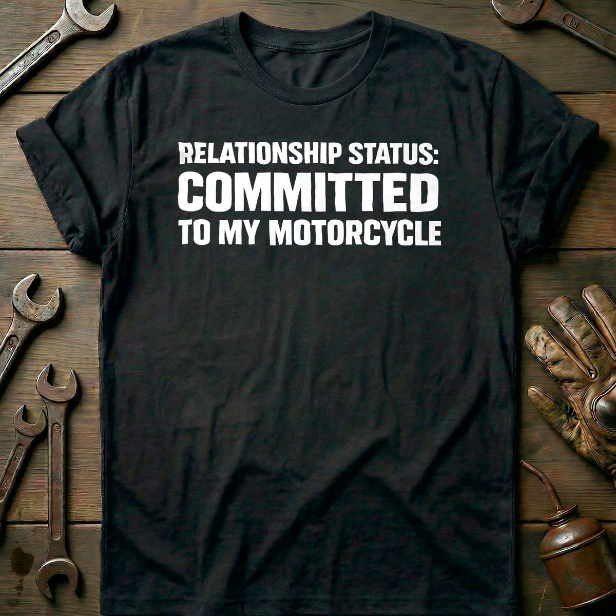 Black - MOTORCYCLE RELATIONSHIP 026 T Shirt