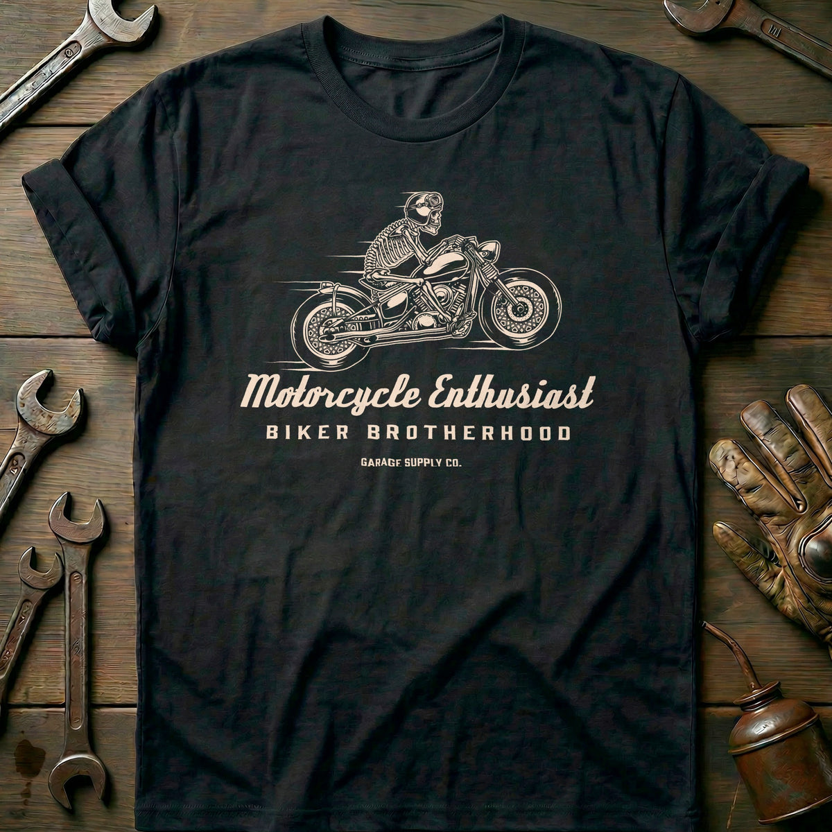 Black - Motor Enthusiast T-Shirt