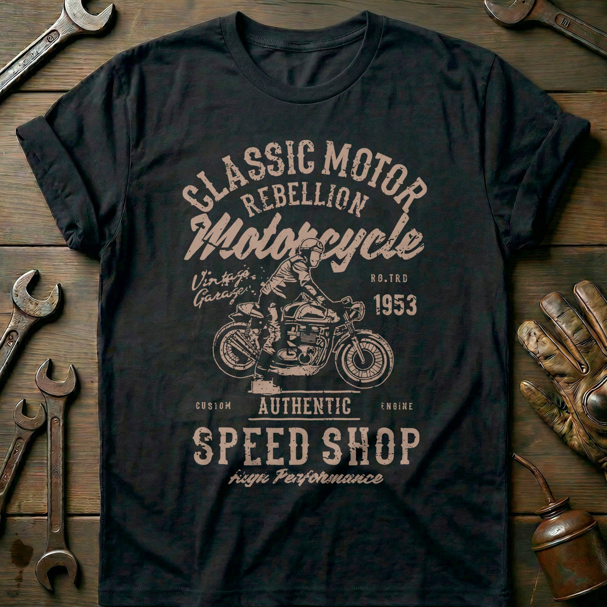 Black - Motor Rebellion T-Shirt