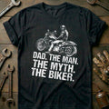 Black - Man Myth Biker 33 T Shirt