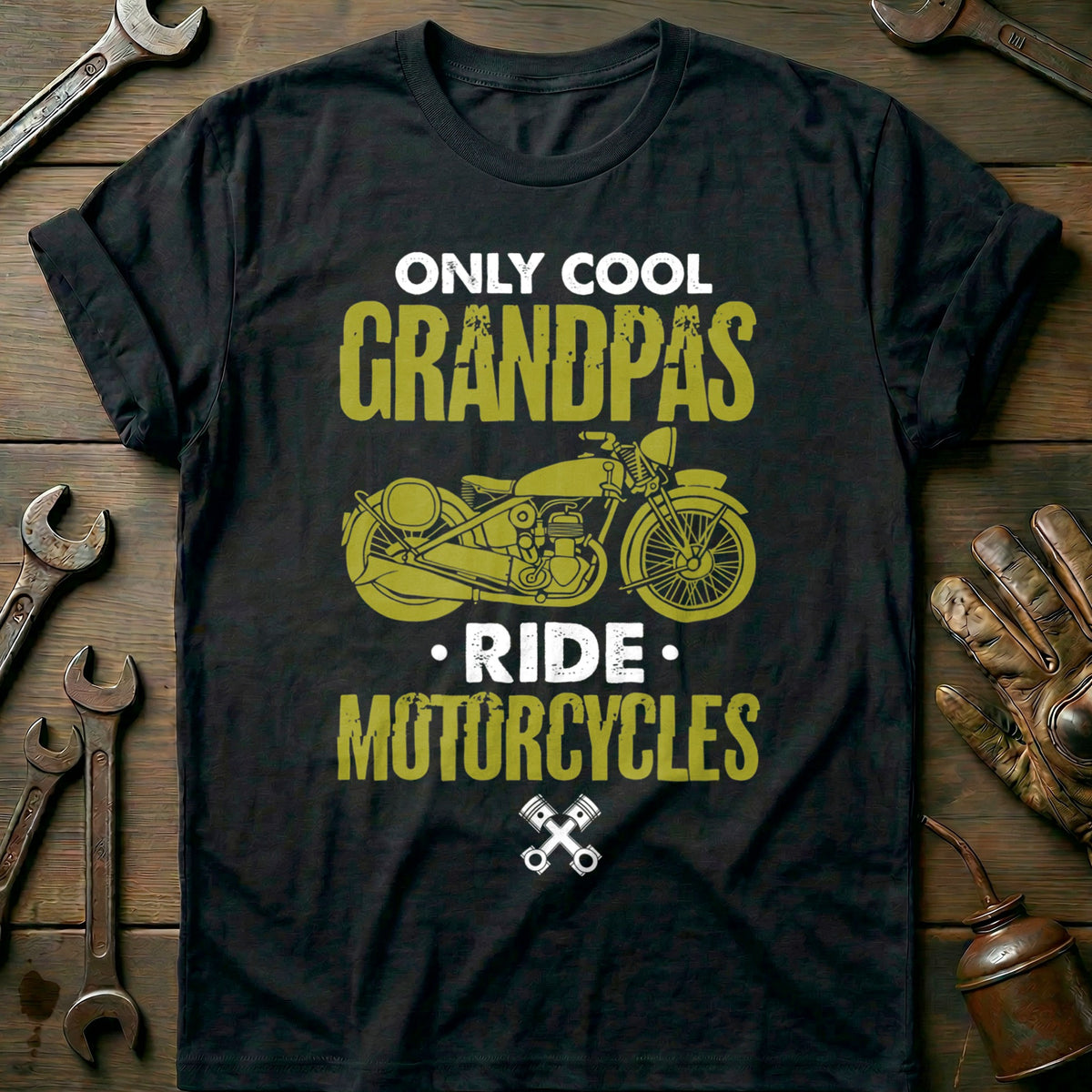 Black - Cool Grandpas T-Shirt